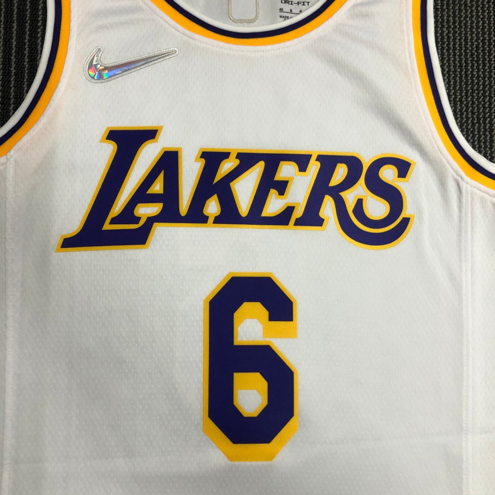 Regata NBA Nike Los Angeles Lakers 75TH Diamond 21/22 Edition - Imagem 4